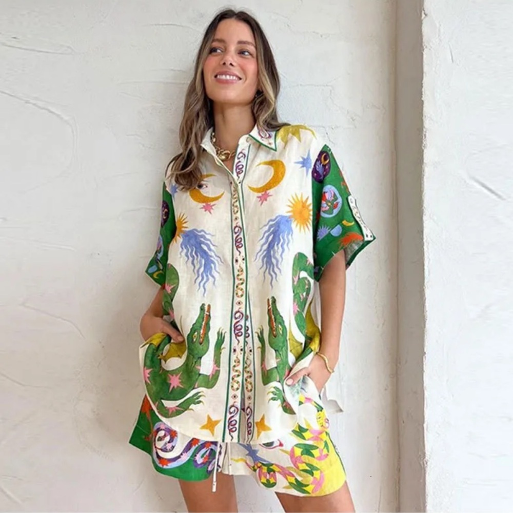 Source Unknown - Celestial Mystic Dragon Lightweight Shirt
